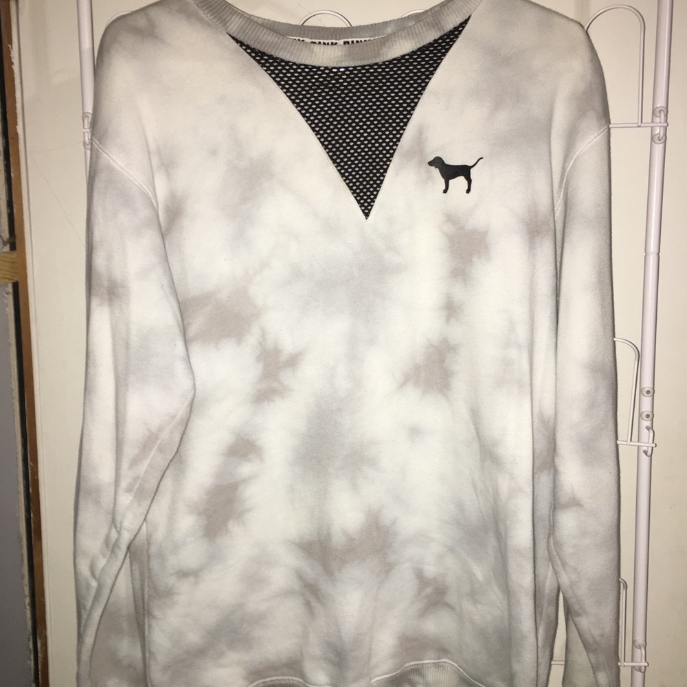 PINK long sleeve crewneck